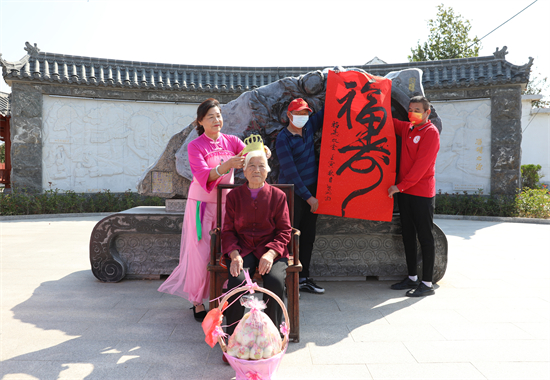 公益在线淄博站――2022年为90岁老人祝寿活动第20站