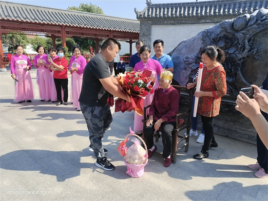 公益在线淄博站――2022年为90岁老人祝寿活动第20站