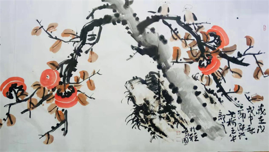著名艺术家侯玉华艺术作品在法国巴黎潮洲会馆展出